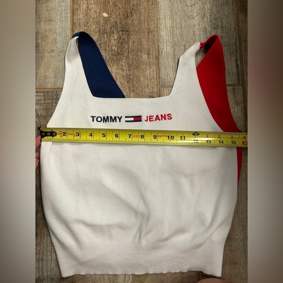 Tommy Hilfiger Adaptive Sleeveless Sweater Size Medium- USA Americana - Picture 8 of 9